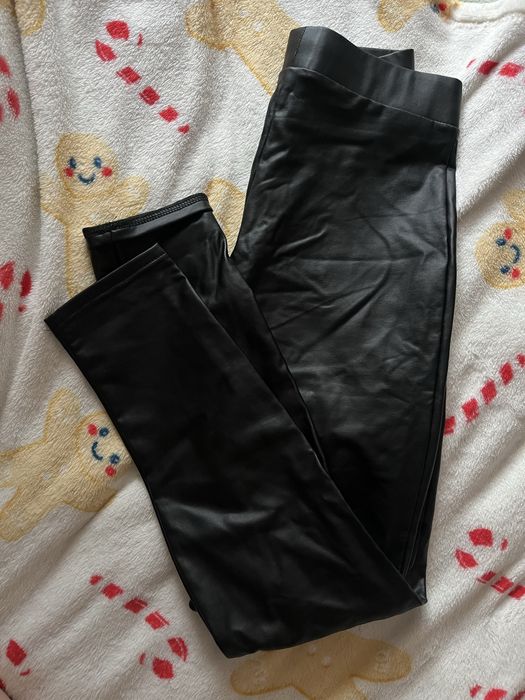 Skórzane legginsy