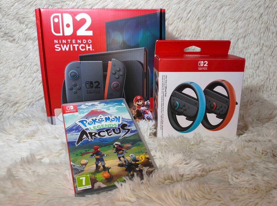 Nintendo Switch 2 + akcesoria + gry