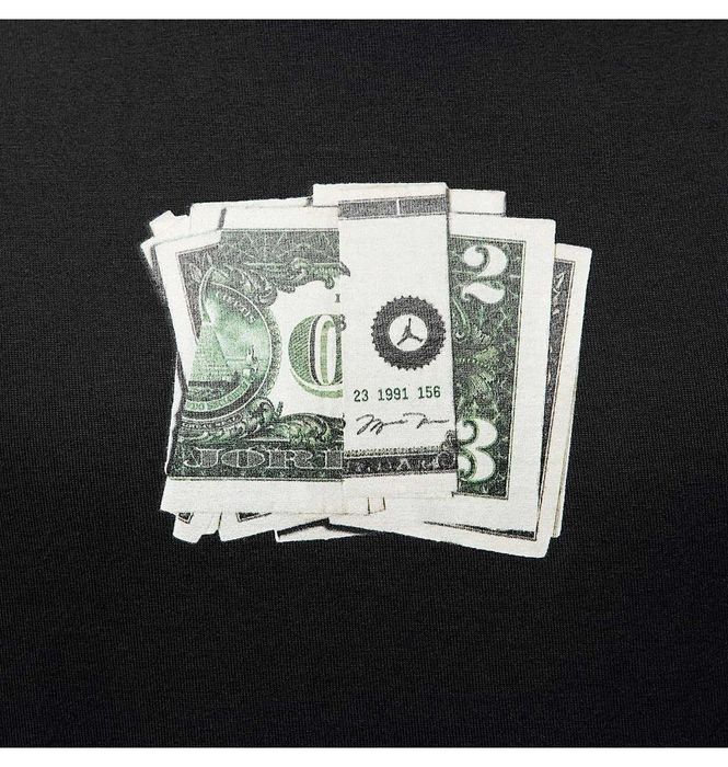 ОРИГІНАЛ! Футболка Air Jordan Aj3 Dollar Black S M L | IQ6952-010