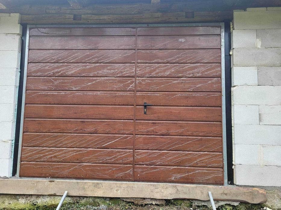 Brama garażowa, Drzwi stalowe, Brama na wymiar, Brama do muru