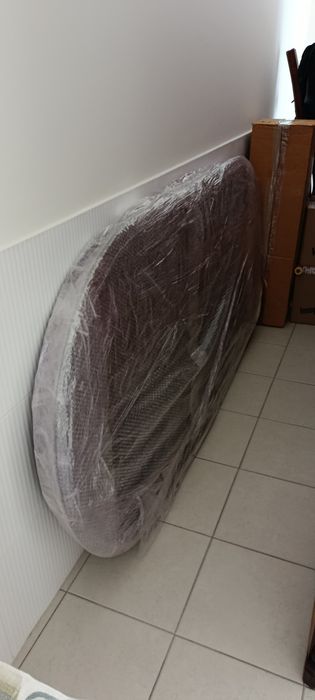Móvel de sala e mesa de jantar com 6 cadeiras