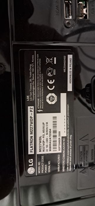 Monitor tv lg  full hd