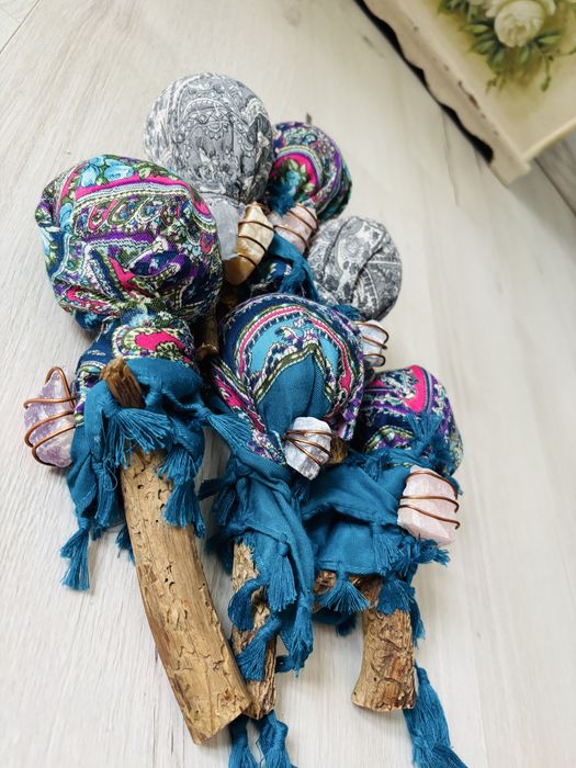 Grzechotka szamańska instrument etniczny handmade