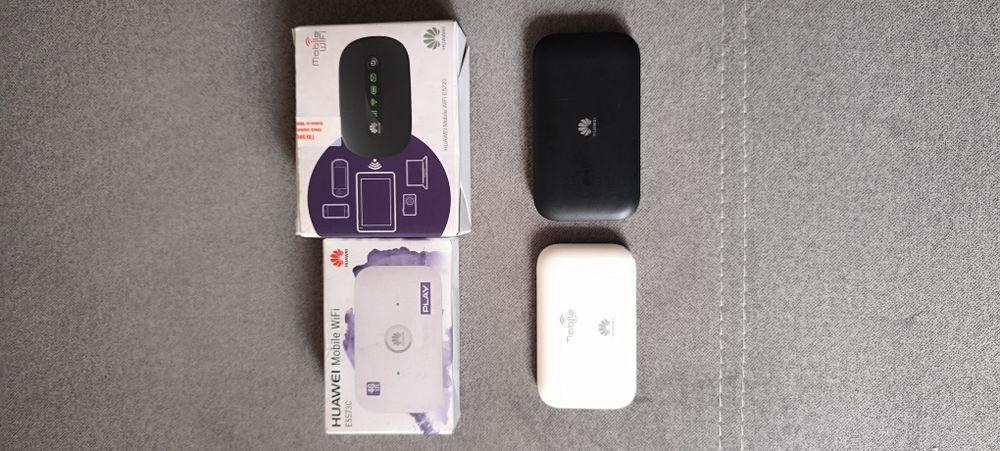 2x router mobilny Huawei E5573C + Huawei E5220 – bez SIMLOCK, komplet
