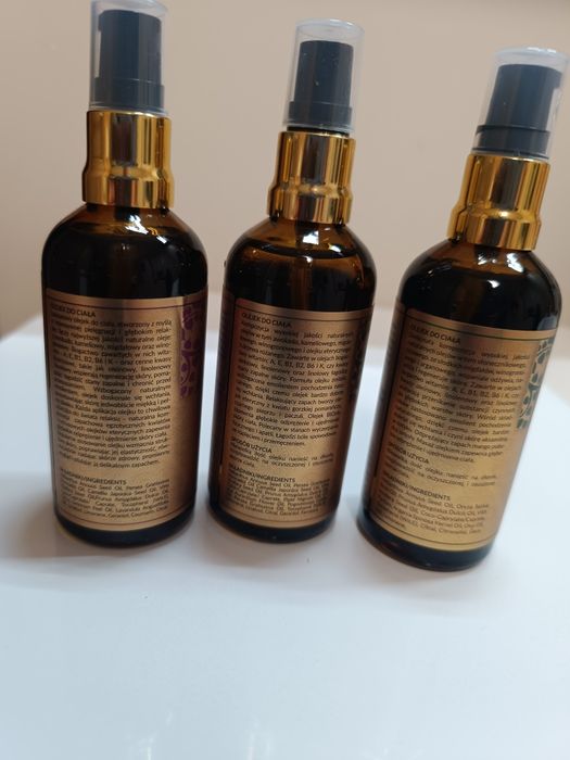 Olejki do ciała Balijskie SPA 3x 100 ml Frangipani Mango Paczula Zestaw