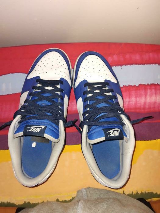 Tênis Nike dunk azul e branco