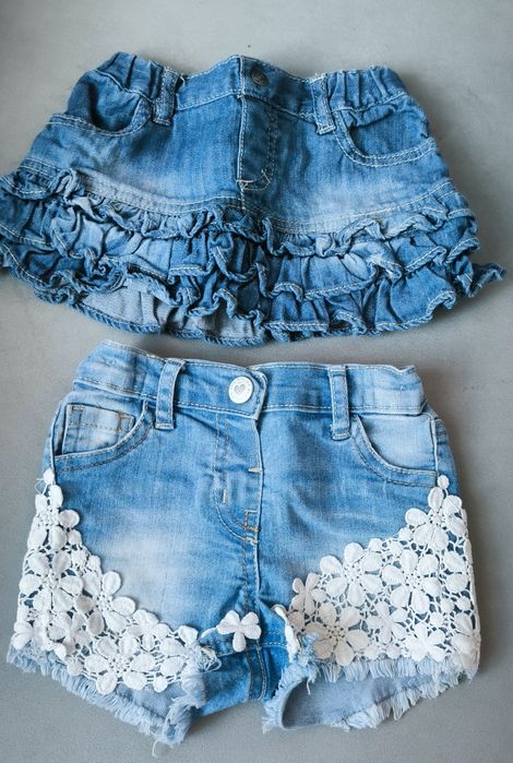 Zestaw jeans dla dziewczynki 80