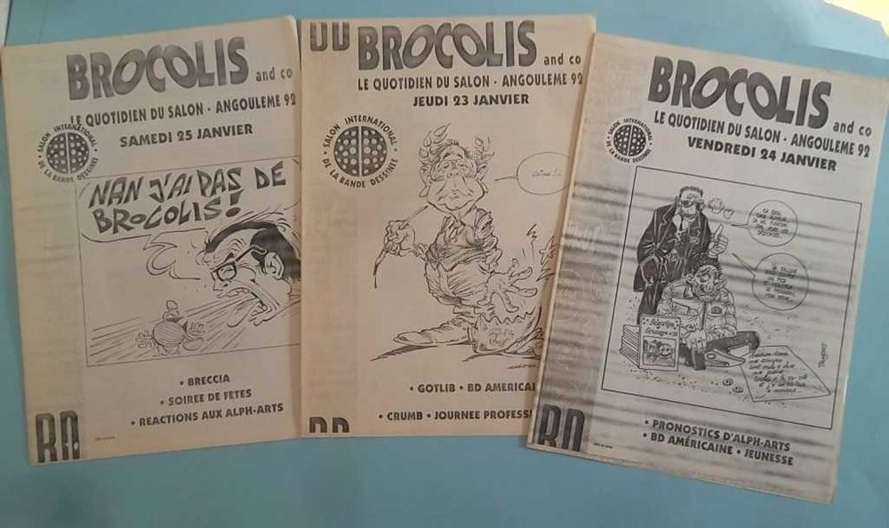 18 Catálogos e publicações diversas sobre BD língua francesa/espanhola