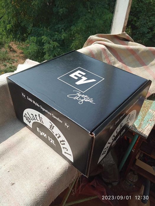 гітарный динамік Electro-Voice EVM-12L Black Label Zakk Wylde