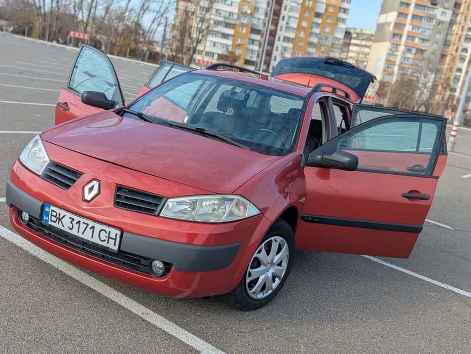 Продам Рено Меган-2 газ/бензин 1,6 МРІ