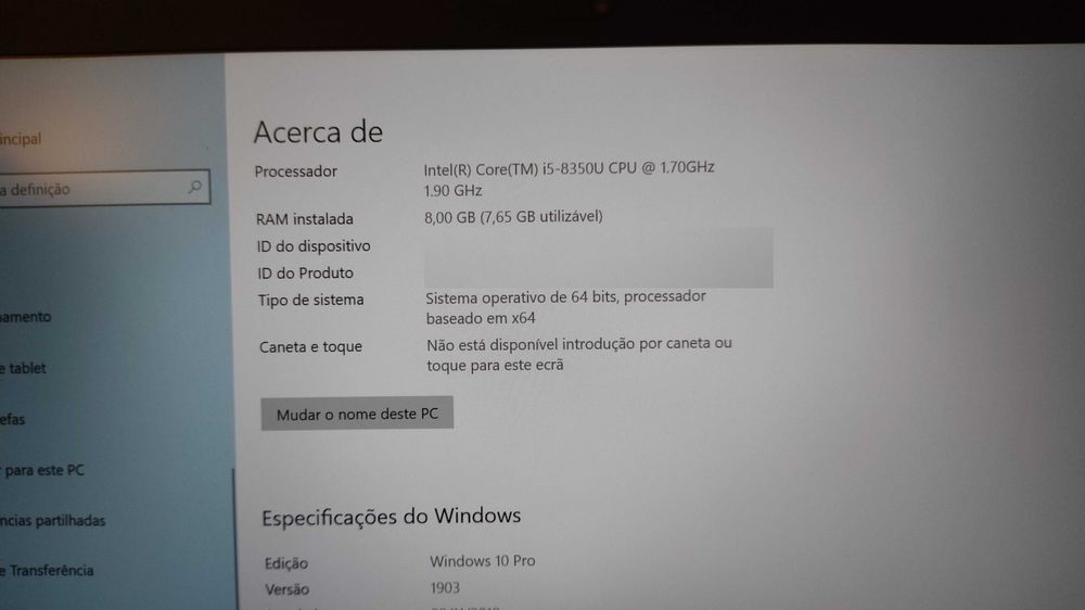 Thinkpad T480 i5 8GB 256GB SSD