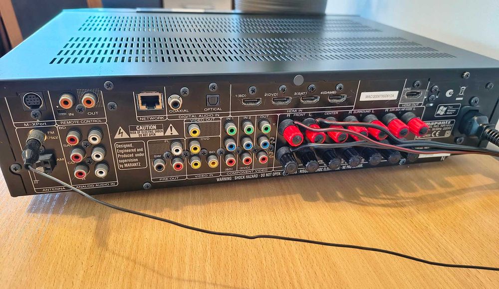 Amplituner Marantz NR1602 Stan Idealny ! HDMI ARC Optyk USB Pilot ! NET Coaxial