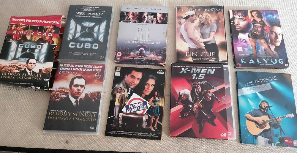 DVDs, "CUBO" e outros, o lote todo por 5€
