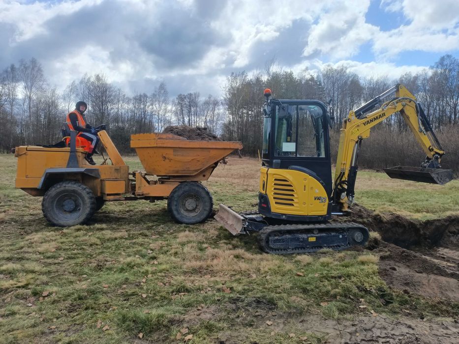 roboty ziemne ,wypożyczalnia