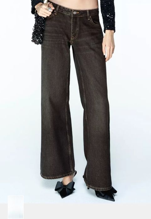 Сатинові мюлі з бантом ZARA.