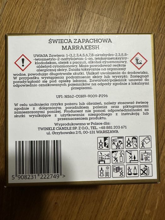 Świeca sojowa Marrakesh 484ml Twinkle
