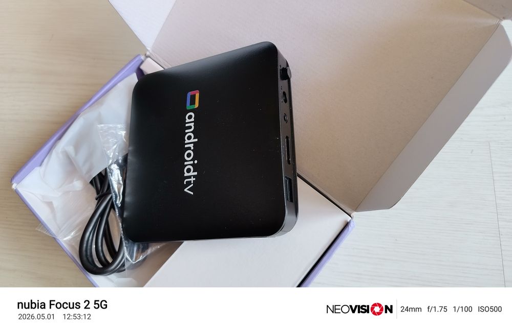 Android TV Box 4K UHD (nova na caixa)
