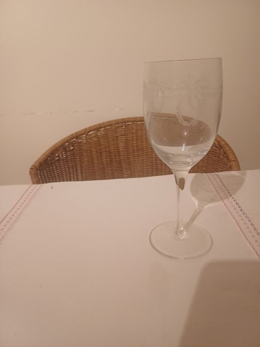 Serviço  copos cristal Fabrica Marinha Grande