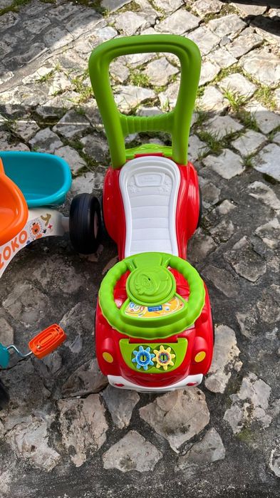 Andador CLEMENTONI Baby Ride-On Car 3 em 1 e Triciclo Zoko (Idade Míni