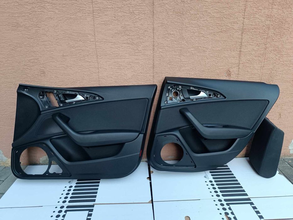 Komplet foteli Audi A6 C7 wraz z boczkami- caly zestaw