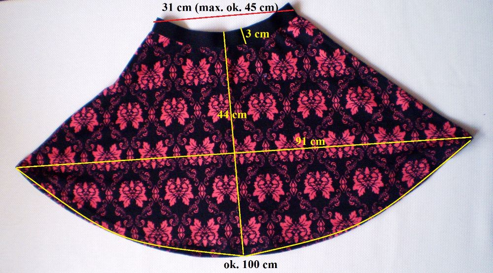 Spódniczka mini czerwone kwiaty Atmosphere