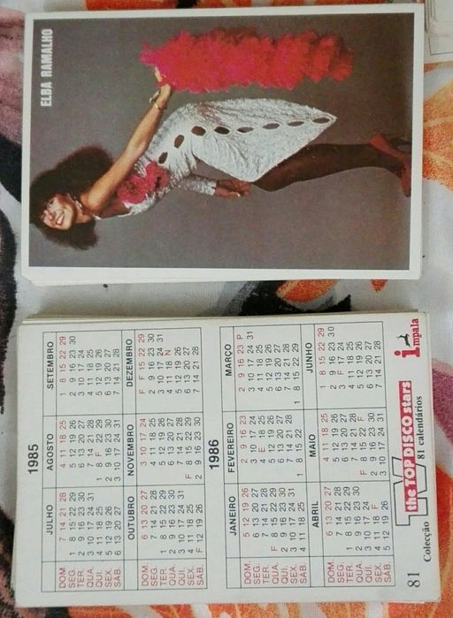 Cromos/calendários antigos