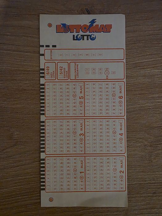 Stary kupon Lotto z Lottomatu