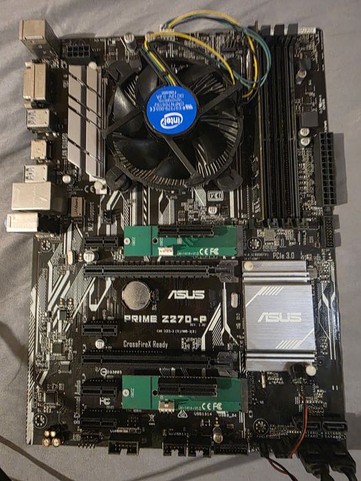 Материнка с процессором