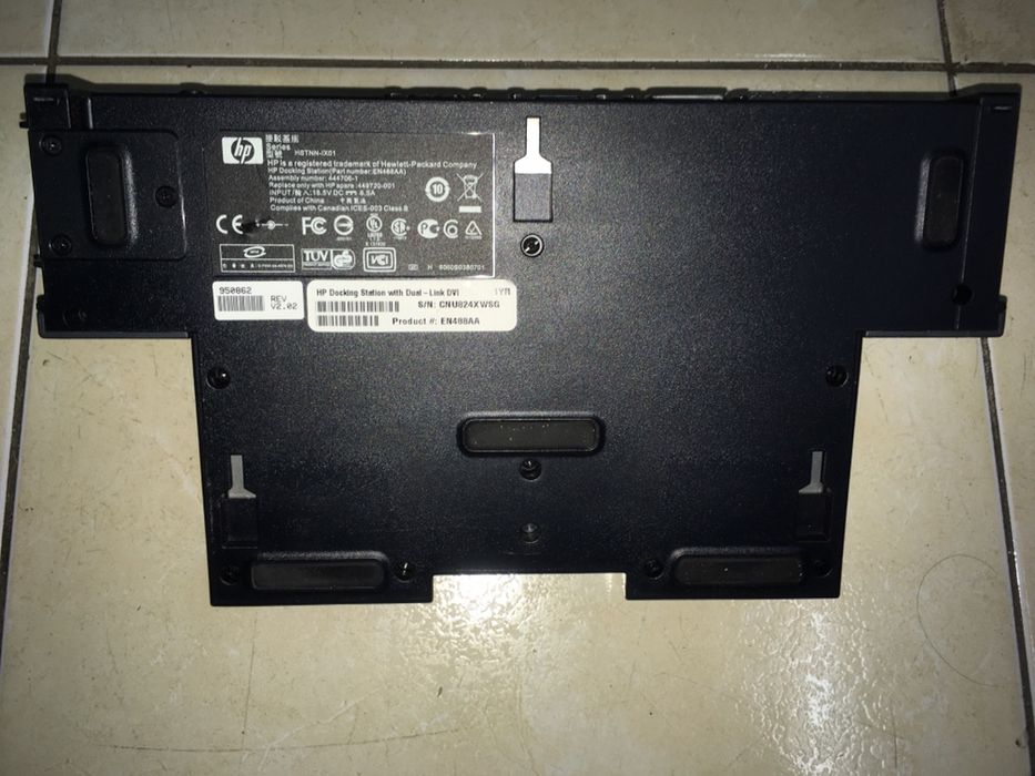 2 HP Docking Station HSTNN-I 09x + HSTNN-I x01