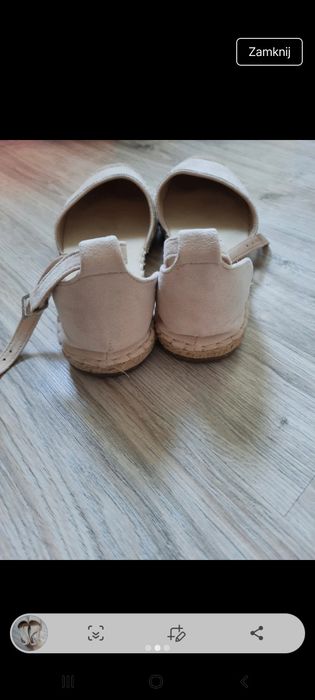Espadryle roz. 39
