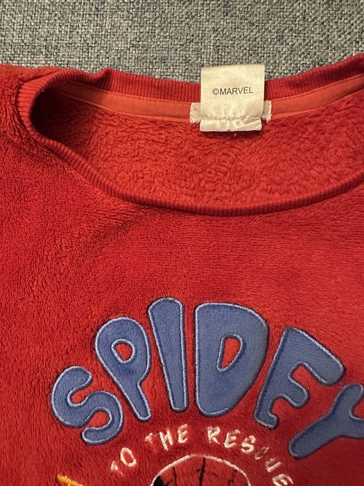 Marvel spider man Sinsay 140 polarowa piżama