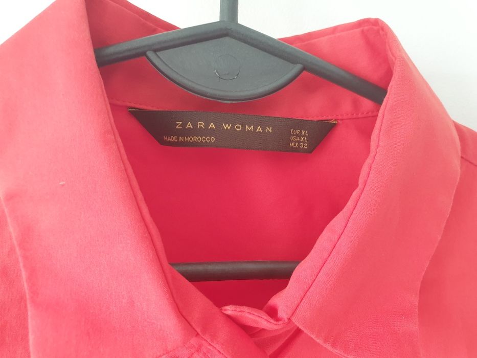 Czerwona bluzka ZARA
