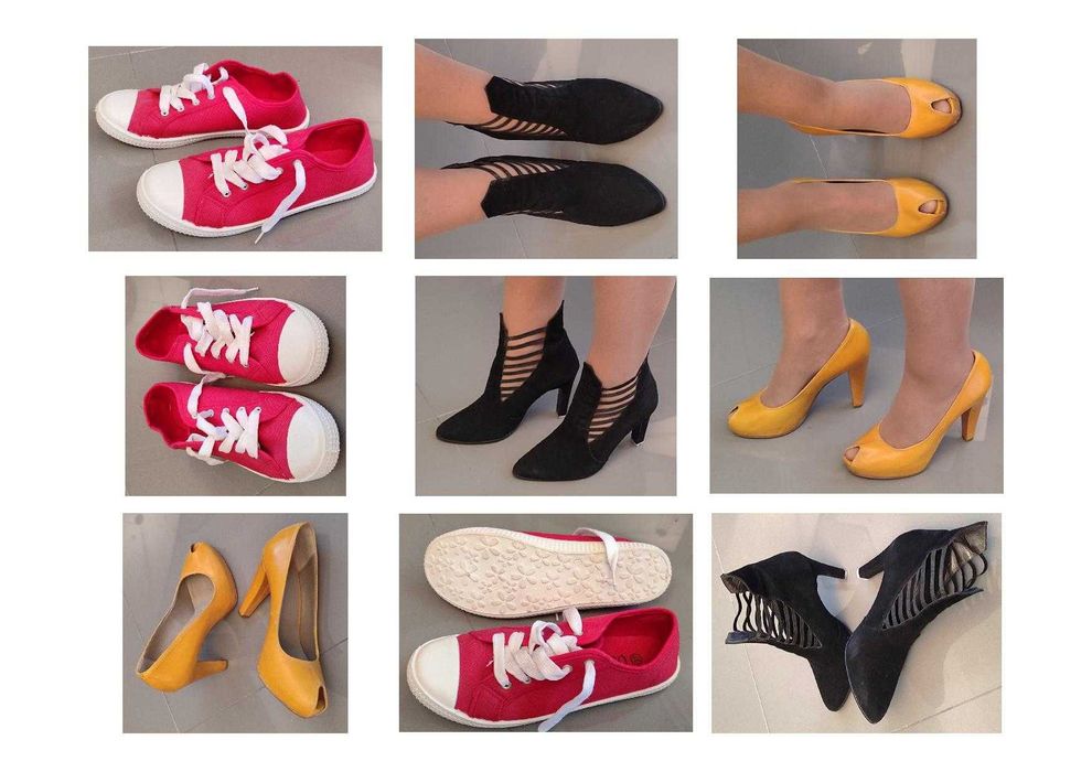 28 pares de sapatos de mulher T 36-1/2 - Entrega incluída