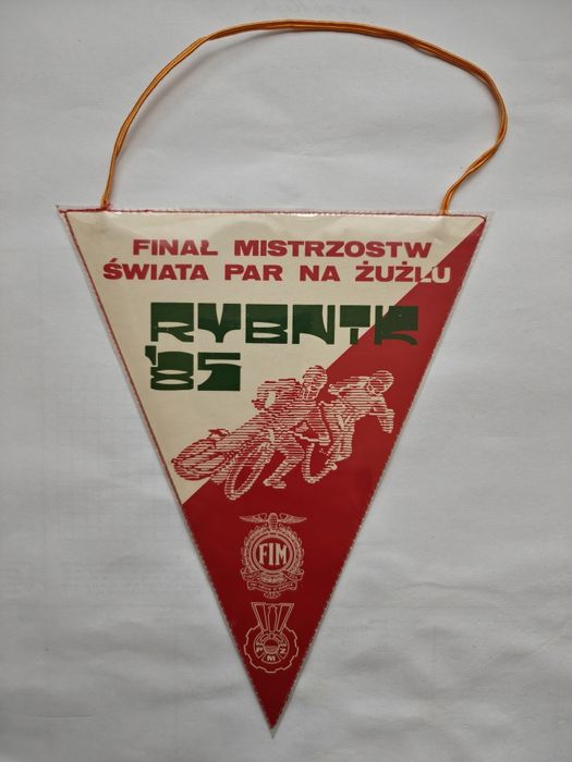Speedway Proporczyk Oryginalny Finał Mistrzostw Świata Par Rybnik Żużel