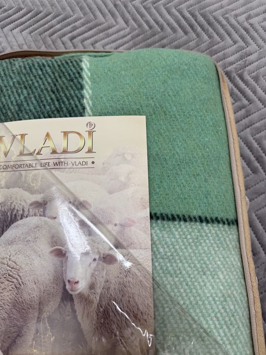 Вовняний шерстяний плед