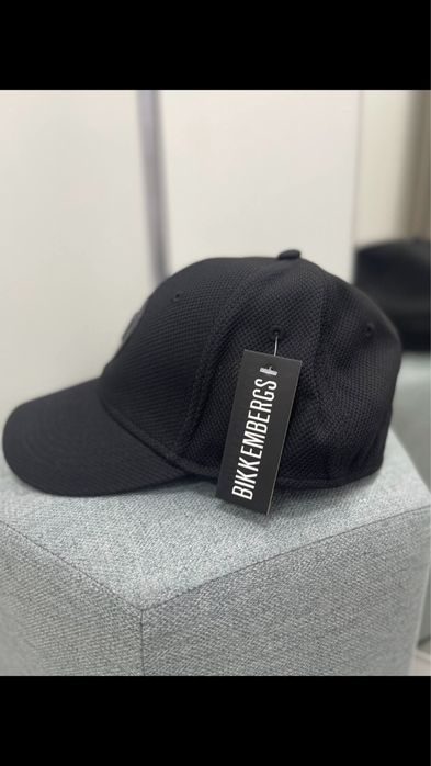 Кепка Bikkembergs / Чоловіча чорна кепка BIKKEMBERGS