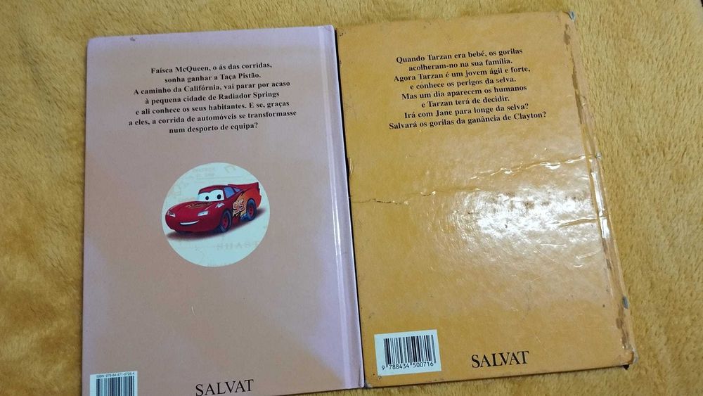 "Carros" e "Tarzan" da Disney