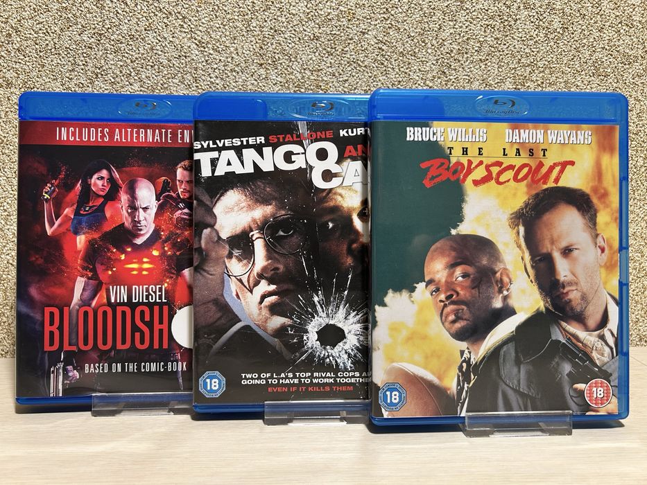 Blu-ray диски Последний бойскаут/Танго и Кэш /Детоксикация /Максимальный риск/Заложница с переводом.