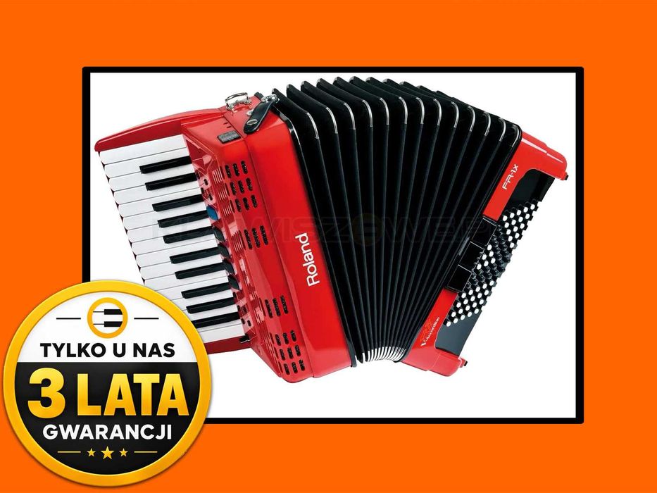 ROLAND FR-1X CZERWONY AKORDEON CYFROWY | nowy | sklep | od ręki | sklep