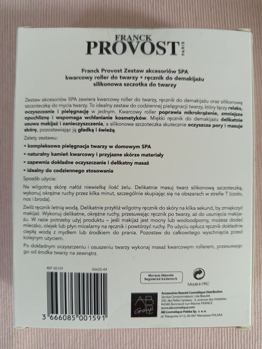 Zestaw pielęgnacyjny SPA do twarzy PROVOST