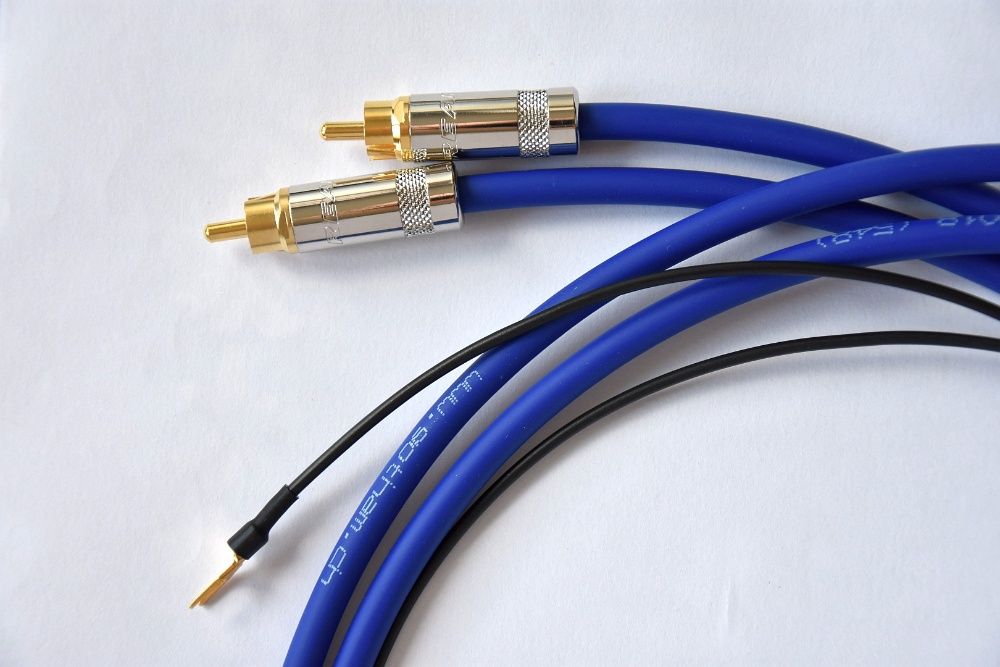 Komplet interkonekt gramofon GOTHAM 75/100/125 RCA Neutrik Amphenol