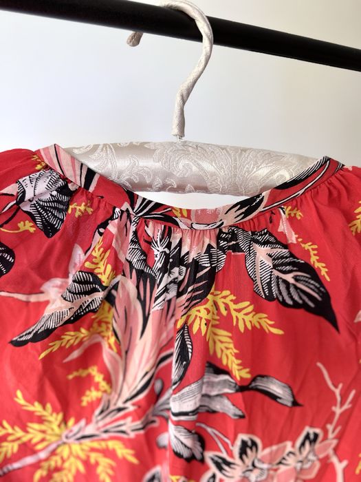 Vestido comprido florido Diane Von Furstenberg