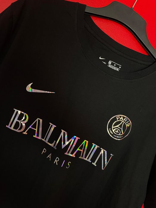 T-shirt Paris Saint Germain, parceria Balmain