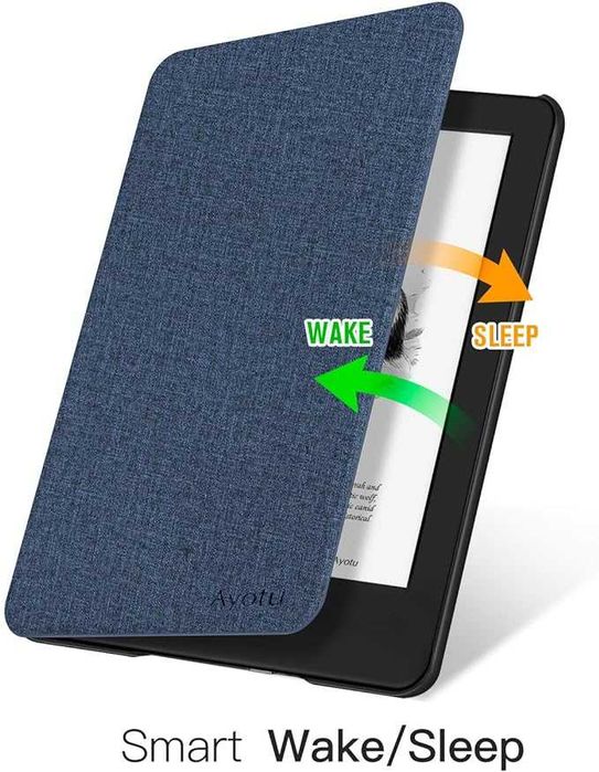 Etui na Kindle 10. generacji w kolorze ciemnoniebieskim
