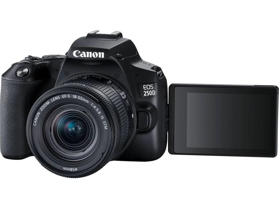 Vendo Canon EOS 250D com vários acessórios, garantia e dentro da caixa