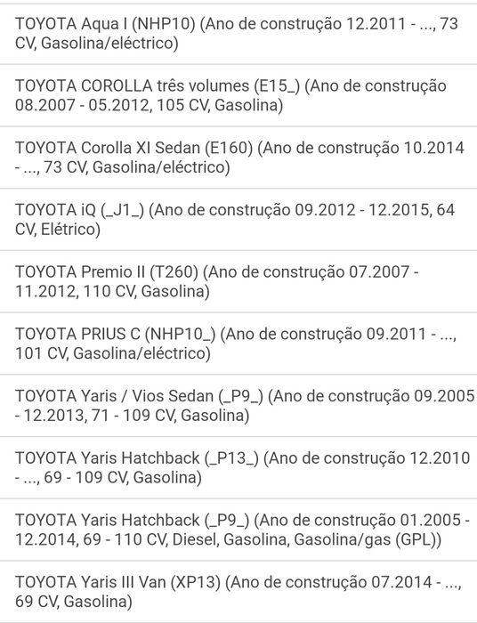 Calços travões Brembo