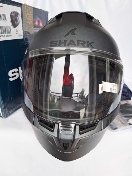 Kask Shark Skwal I3 Mat Blank Anthracite Black Silver S 55-56cm