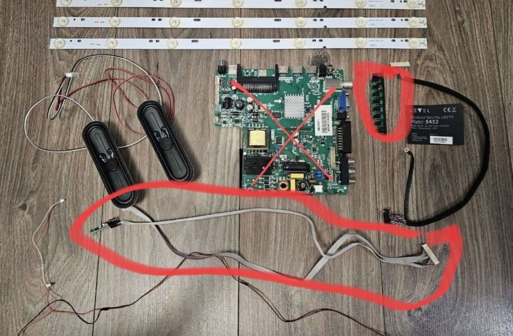 części do telewizora Level 5432