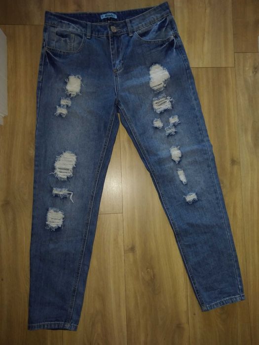 spodnie jeansowe rozmiar M, mega dance