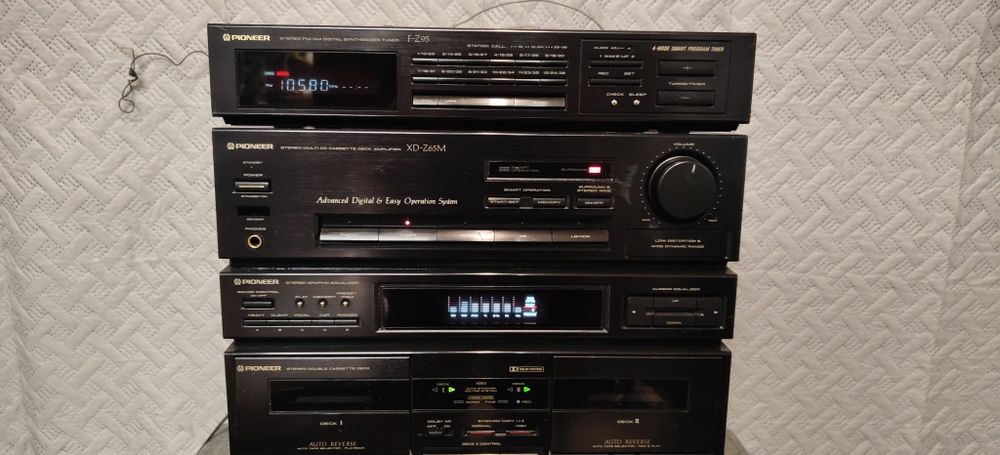 Wieża PIONEER XD-Z65M. Equalizer. Po serwisie